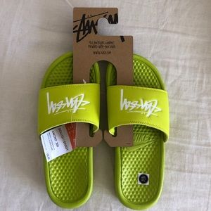 Benassi / stussy slides size 6 (uk 5.5)